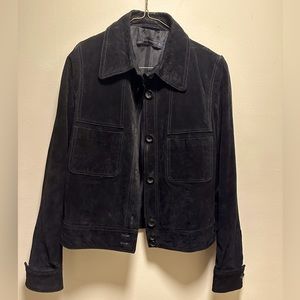 Zara Black suede jacket